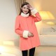 Maternity Long Coat , Casual Long Sleeve Cotton/Polyester