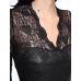 Women's Sexy Beach Casual Party Plus Size V Neck Bodycon Lace Maxi Dress