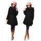 Women's Cape Korean Plus Size with Belt Woolen Blend Maternity Trench Coat