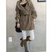 Maternity Plush Thickness Coat