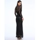 Women's Sexy Beach Casual Party Plus Size V Neck Bodycon Lace Maxi Dress