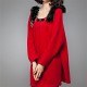 Maternity Long Coat , Casual / Party / Work / Plus Sizes Long Sleeve Cotton / Knitwear