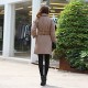 Maternity Long Coat , Casual Long Sleeve Cotton Blends