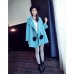 Maternity Long Coat , Casual Long Sleeve Cotton/Polyester