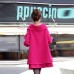 Women's Cape Korean Plus Size with Belt Woolen Blend Maternity Trench Coat